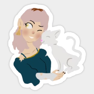 Amity & Ghost Sticker